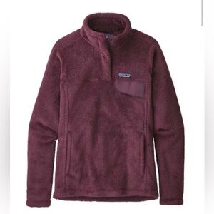 💟 Patagonia Dark Plum Women Re-Tool Snap-T
Pullover Sweater Hiking Jacket XXS Xs